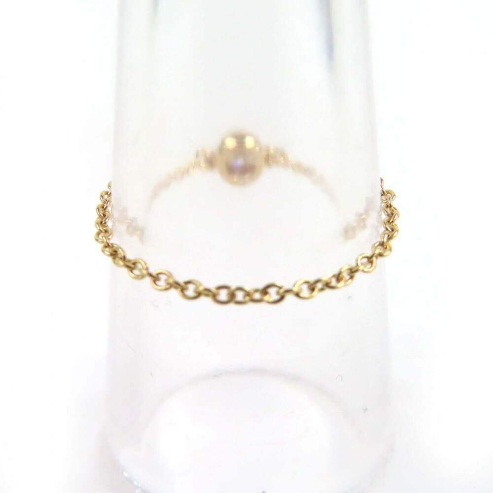 TIFFANY Gold Diamond Ring - Picture 5 of 11